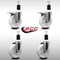 Service Caster 5'' SS Nylon Swivel 1-1/2'' Expanding Stem Caster Set 2 Total Lock Brakes, 4PK SCC-SSEXTTL20S514-NYS-2-S-2-112 - alternate 4